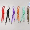 1PC Nylon Handmade Rope Keychain Y2K Fashion Bag Pendant Jewelry DIY Colorful Pendant Gift