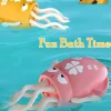 1PC Wind-Up Cute Squid Bath Toy, Interactive swiming Crawling Water Toy for Toddlers 3+,Sensory Bath Toy for Kids Bath Time fun