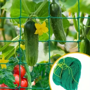 1PCS Trellis Netting Outdoor Heavy Duty Nylon Plant Climbing Netting Plant Net for Cucumber Tomato Fruits Vegetables Grapes