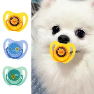 1Pc Practical Pet Calming Pacifier Soft Silicone Dog Molar Toy Durable Bite Resistant Cat Chew Toy