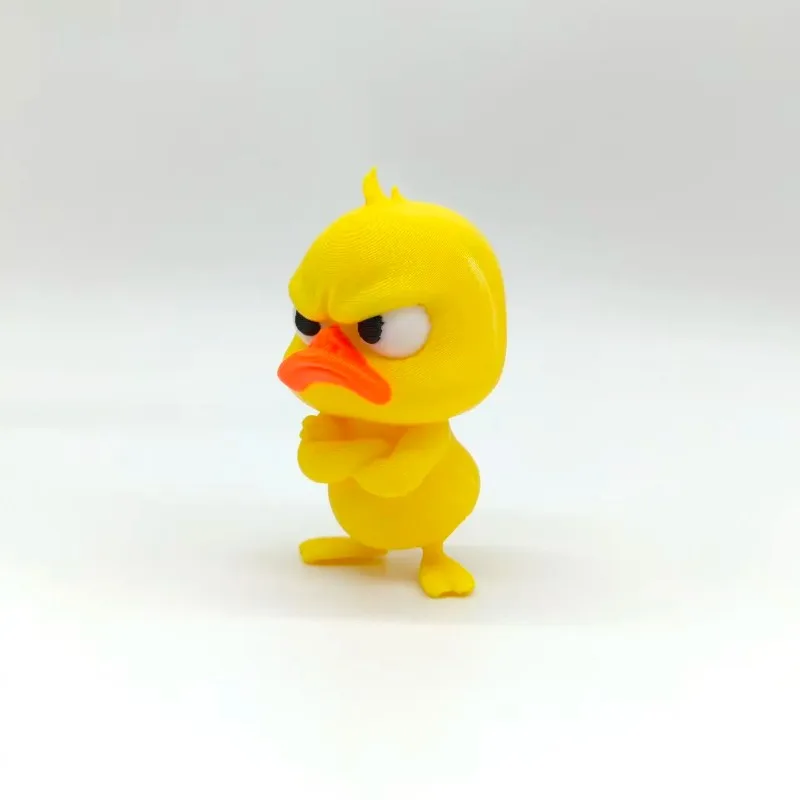 1Pcs Angry yellow duck statue, angry white eyed funny duck, humorous indoor and outdoor home decoration, and car decoration - Image 5