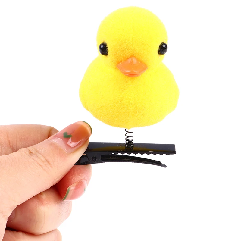 1Pcs Little Yellow Duck Hairpin For Children Gift Funny Christmas Gift Cute Spring Headdress - Image 2