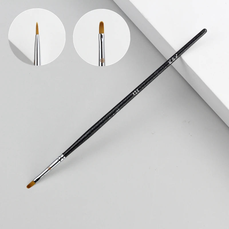 1pc Precision Eyeliner Beveled Concealer Makeup brushes tapered Eyelid Make up brush Flat liner liquid eyebrow 406 712 722 - Image 4