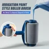 1pc/6Pcs Paint Roller Multifunctional Household Roller Brush Set One Wall A Time Portable Latex Paint Roller Brush Painting Set