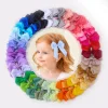 1pcs 3.6'' Solid Color Bowknot Hair Clips For Baby Girls Classic Bows Hairpins Cute Barrettes Headwear Kids Hair Accessories