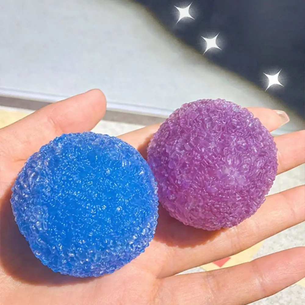 1pcs Colorful Non-rebound Squeeze Ball Soft Rubber Make Sounds Pinch Press Ball Stress Relief Pinata Filler Gift - Image 3