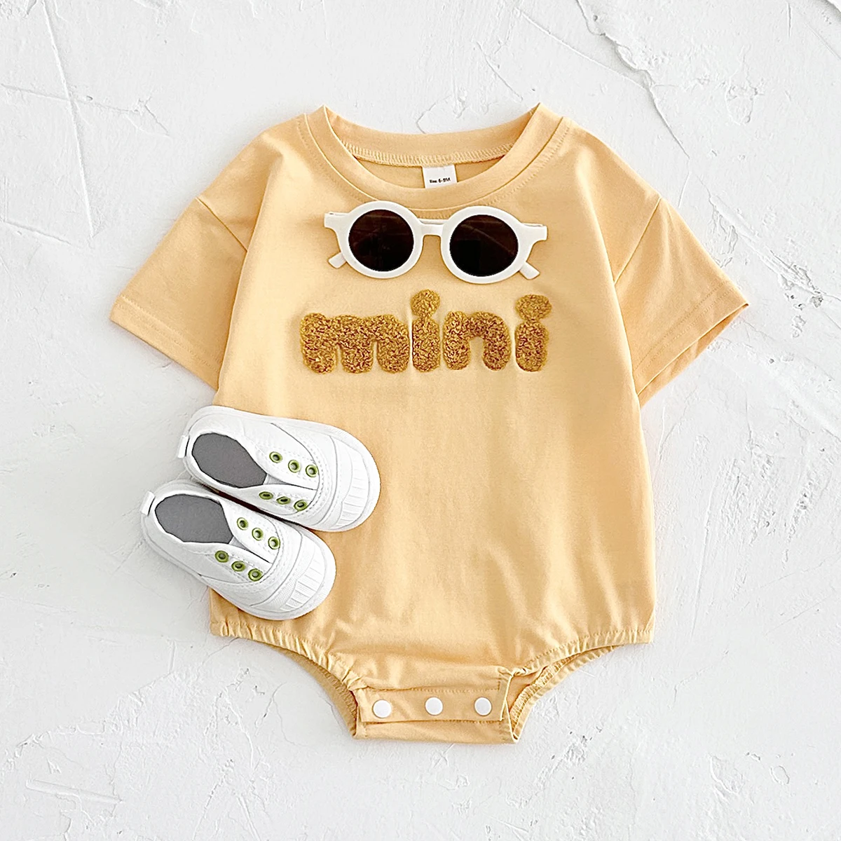 2024 Summer Baby Triangle Romper Newborn Clothing jumpsuit Cotton Plush Letter MINI Comfortable Casual Boy Girl Infant 0-18M - Image 2
