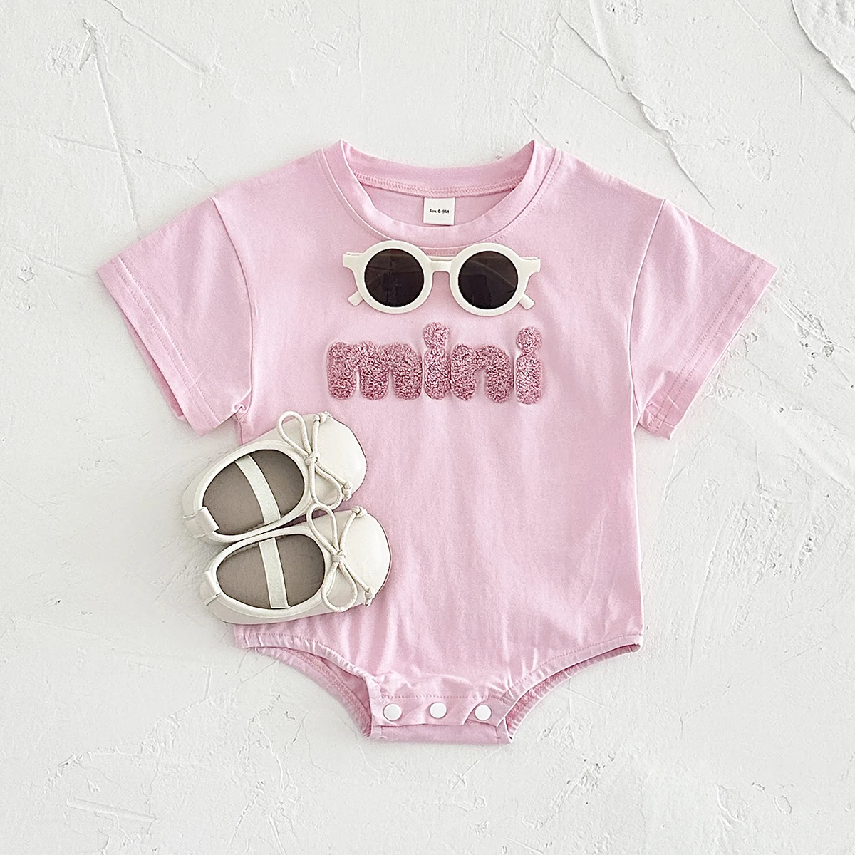 2024 Summer Baby Triangle Romper Newborn Clothing jumpsuit Cotton Plush Letter MINI Comfortable Casual Boy Girl Infant 0-18M - Image 4