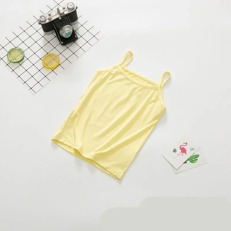 2024 Summer Children's Clothing Cartoon Puppy Girls Tank Top Candy Colored Girls Vest Children Singlet Tops Baby Vest - Image 5