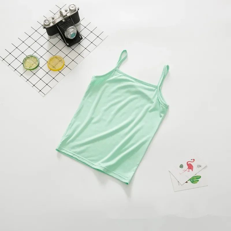 2024 Summer Children's Clothing Cartoon Puppy Girls Tank Top Candy Colored Girls Vest Children Singlet Tops Baby Vest - Image 4