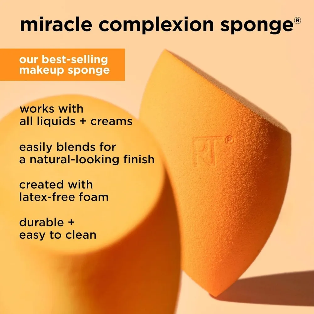 2025 Real Techniques 6 Piece Everyday Essentials Makeup Brush Set Sponges Blush Bronzer Contour Eyeshadow Powder Travel Gift Set - Image 6