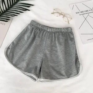 2025 Simple Women Casual Shorts Patchwork Body Fitness Workout Summer Shorts Female Elastic Skinny Slim Beach Egde Short Hot