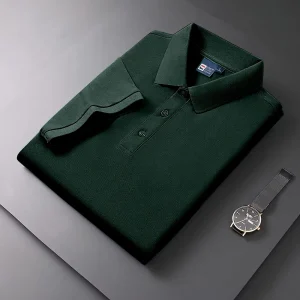 2026 Hot Sale Men's Summer Casual Breathable Comfortable Polo Shirt Men's Solid Color High Quality Short Sleeve T-Shirt