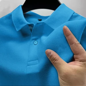 2026 New Hot Sale Men's Summer Casual Breathable Comfortable Polo Shirt Men's Solid Color High Quality Short Sleeve T-Shirt ﻿gym