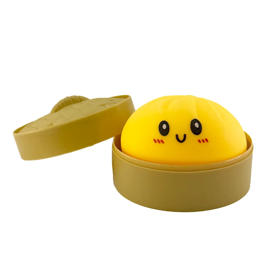 2026 Squishy Dumplings Stress Relief Fidget Toy Colorful Simulation Food Steamed Stuffed Bun Dough Toys Slow-rise Squeeze Toys - Image 4
