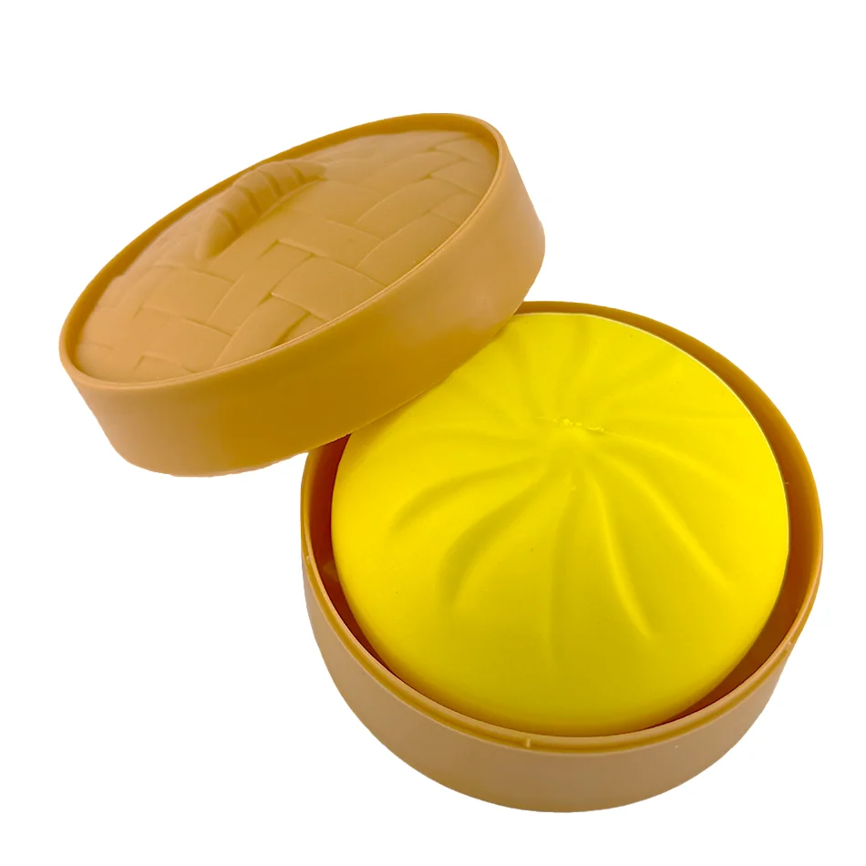 2026 Squishy Dumplings Stress Relief Fidget Toy Colorful Simulation Food Steamed Stuffed Bun Dough Toys Slow-rise Squeeze Toys - Image 5