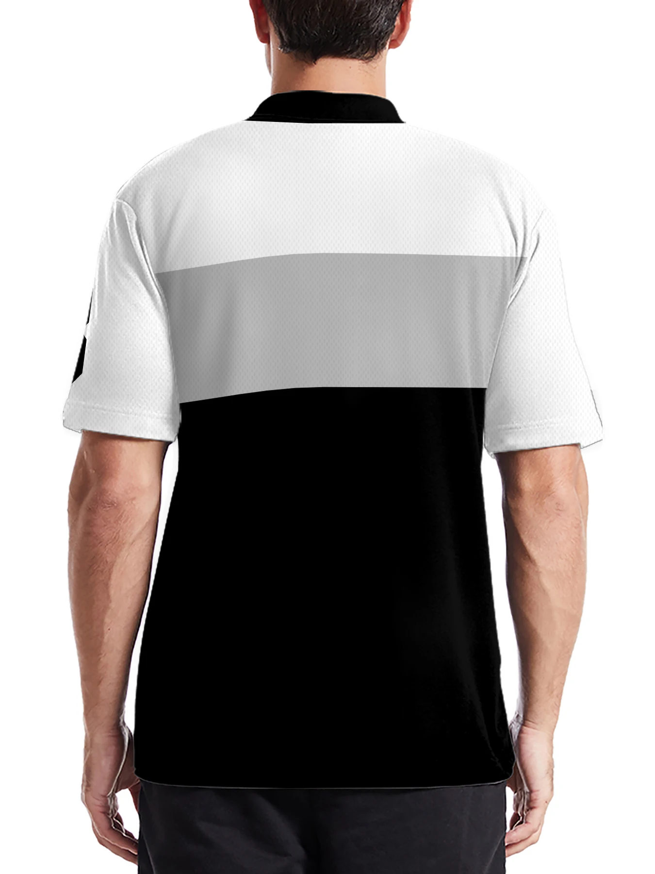 2026 Summer Men's Polo Shirt with Letter Print Breathable Lightweight Casual Fashionable Outdoor Men's Clothing - Image 2