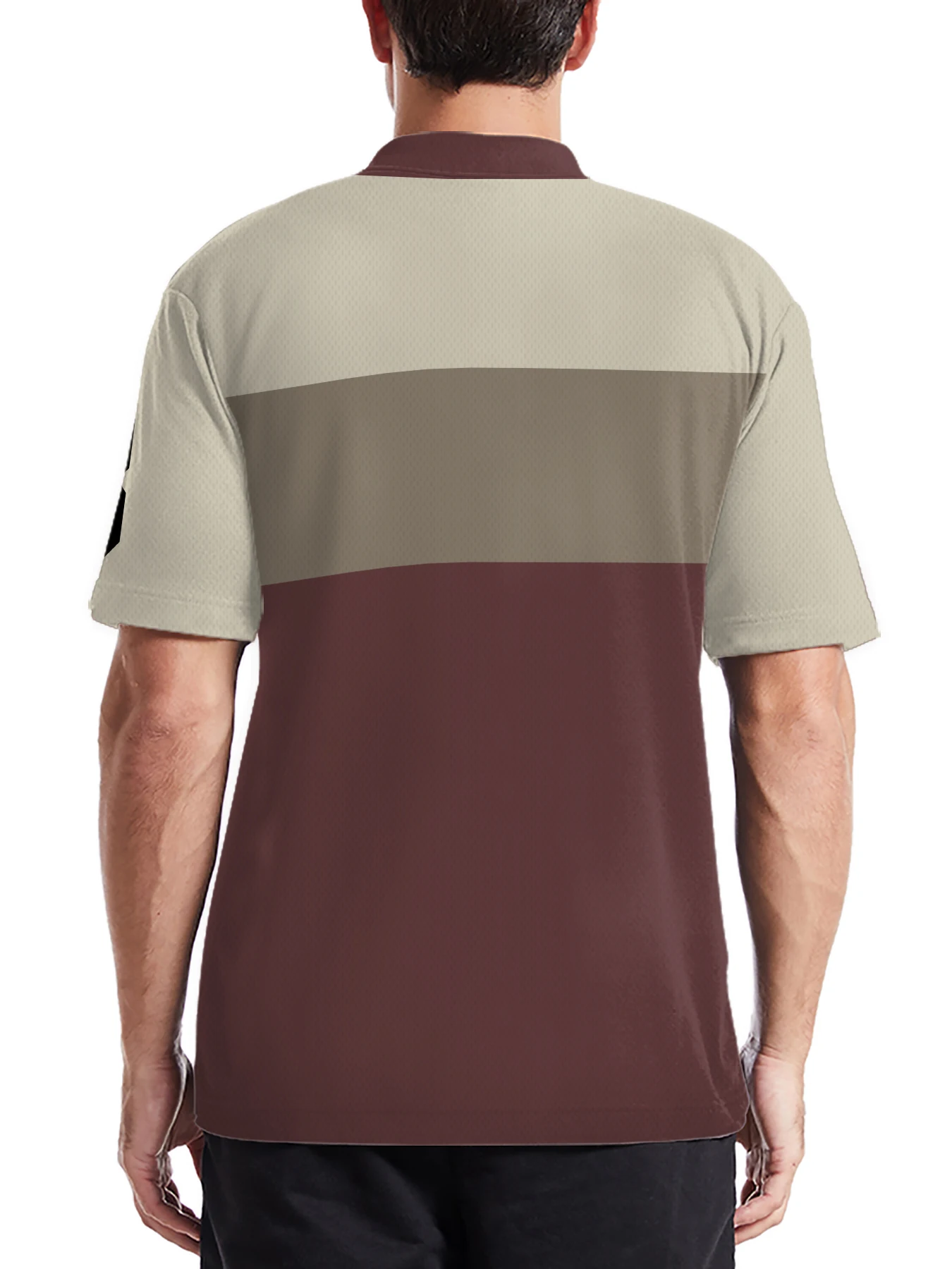 2026 Summer Men's Polo Shirt with Letter Print Breathable Lightweight Casual Fashionable Outdoor Men's Clothing - Image 6