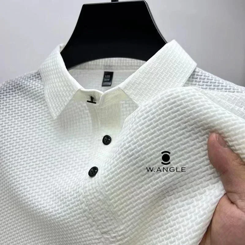 2026 Summer New Product, Men's Golf Jacket, Casual Sports T-shirt, Business, Outdoor, High-Quality Polo Shirt - Image 2