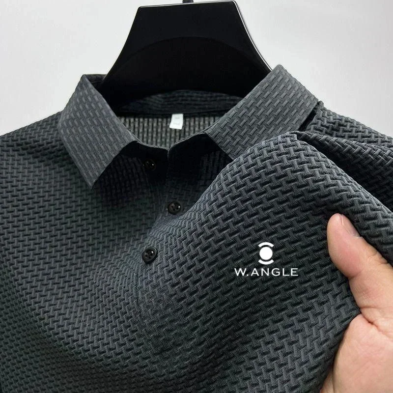 2026 Summer New Product, Men's Golf Jacket, Casual Sports T-shirt, Business, Outdoor, High-Quality Polo Shirt - Image 3