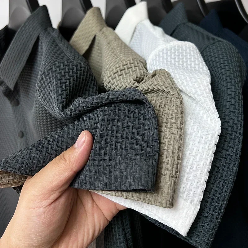 2026 Summer New Product, Men's Golf Jacket, Casual Sports T-shirt, Business, Outdoor, High-Quality Polo Shirt - Image 4