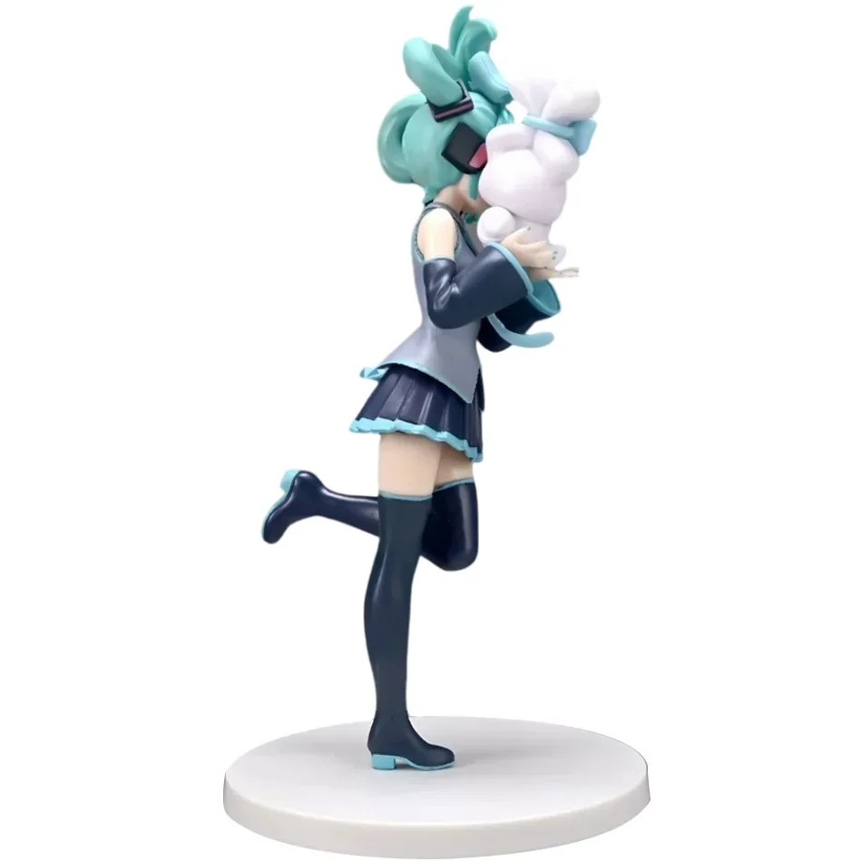 20CM Anime Hatsune Miku X Cinnamoroll Figure Anime Peripheral Collectible Models Decorative Decorations Children Kawaii Gift - Image 4