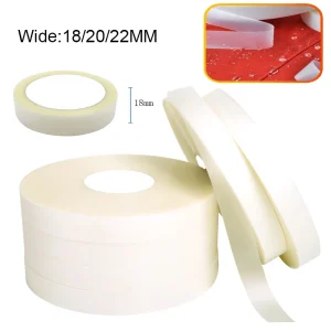 20m/roll waterproof seam sealing tape melt repair tape hot melt PU coated fabric outdoor tools clothing tent 18mm/20mm/22mm