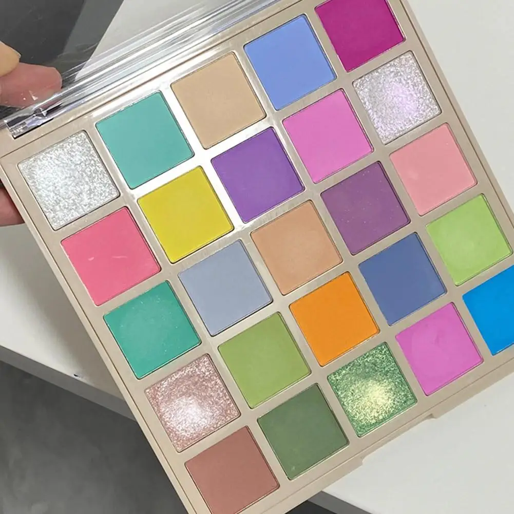 25color Eyeshadow Palette Macaron Matte Shimmer Eye Shadow Lucky Color Beauty Eye Makeup Cosmetic Shimmer Eye Shadow - Image 3