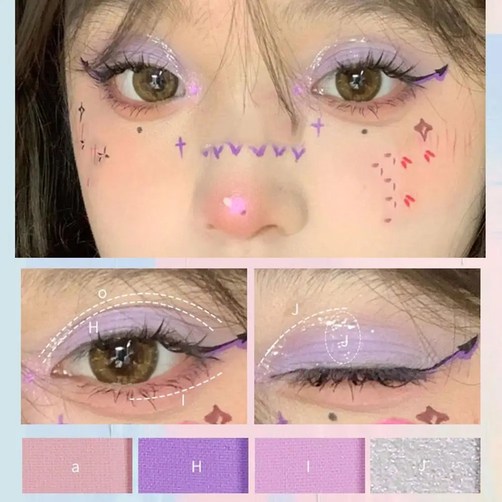 25color Eyeshadow Palette Macaron Matte Shimmer Eye Shadow Lucky Color Beauty Eye Makeup Cosmetic Shimmer Eye Shadow - Image 5