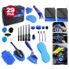 29pcs Car Detailing Brush Set The Ultimate Auto Cleaning Kit for Vents Gaps Maintenance Car Air Outlet Detail Clearance Brush