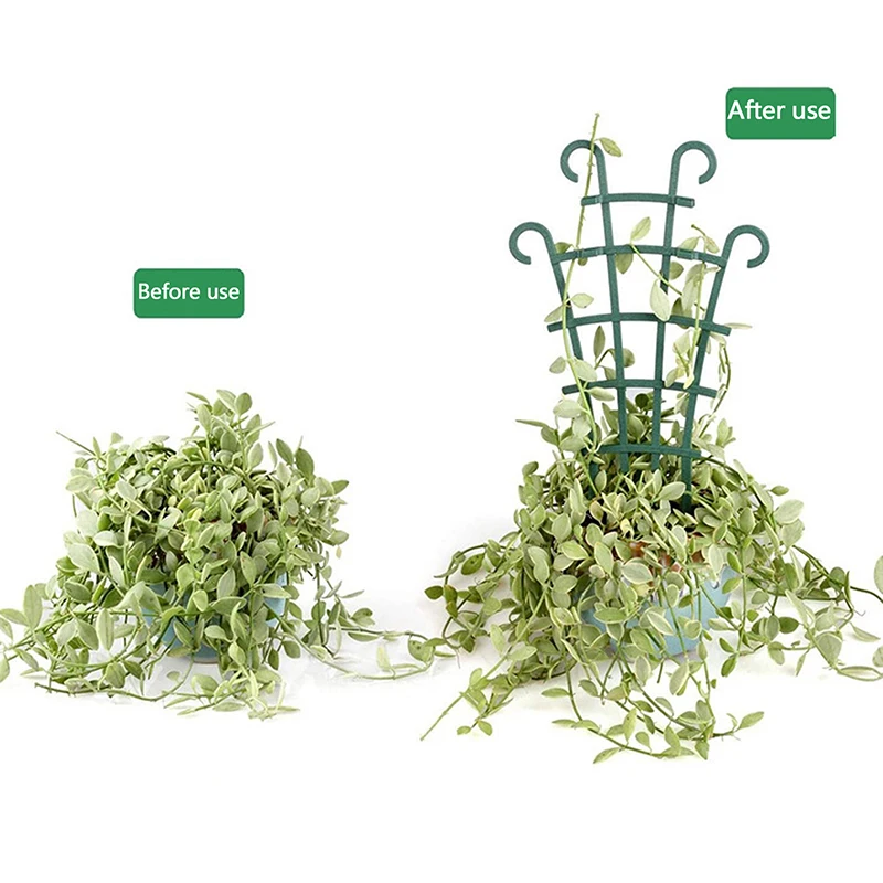 2Pcs Mini Garden Growing Plant Climbing Shelf Trellis Vegetables Flowers Support Plant Pot Frame Garden Decorative Plant Cages - Image 3