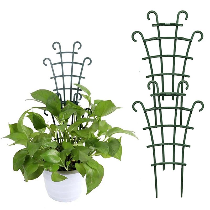 2Pcs Mini Garden Growing Plant Climbing Shelf Trellis Vegetables Flowers Support Plant Pot Frame Garden Decorative Plant Cages - Image 5
