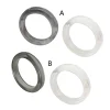 2Pcs Resin Rings Tiny Aesthetic Acrylic Ring Women Teen Girl Stackable Ring Statement Jewelry Ornament Ring Gift