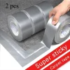 2Pcs Super 10M Sticky Cloth Duct Tape Carpet Binding Floor Heavy Duty Industrial Adhesive Tape Repair Bundles Thickened Decorati