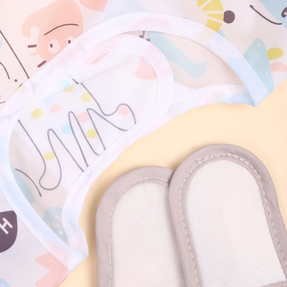2pcs Cartoon Baby Bibs Waterproof Newborn Bandanas Feeding Baby Burp Cloths Girls Boys Saliva Towel Print Apron - Image 3