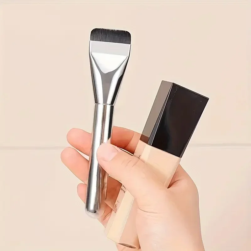 2pcs One Line Foundation Brush Makeup Palette Set Foundation Cream Mixing Tool Set Nail Art Makeup Cosmetic Makeup Tool Kits - Image 5