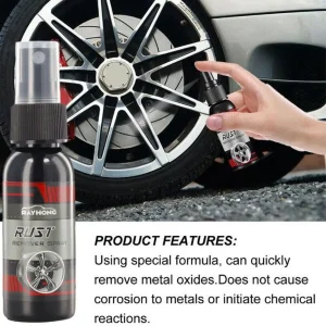 30ML Multi Purpose Rust Remover Spray Metal Surface Paint Cleaning Maintenance Super Remover Car Cleaner Powder Iron Rust E1F2