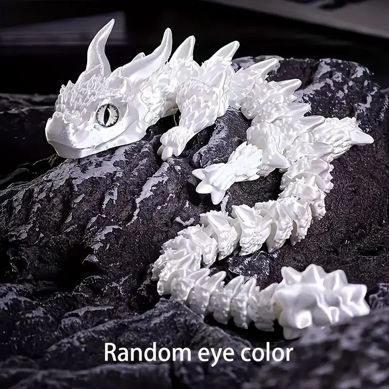 3D Printed Magic Dragon Movable Joint Fidget Toy Rotatable Articulated Office Desktop Ornament Adults Kid Toy Crafts Gift - Image 5