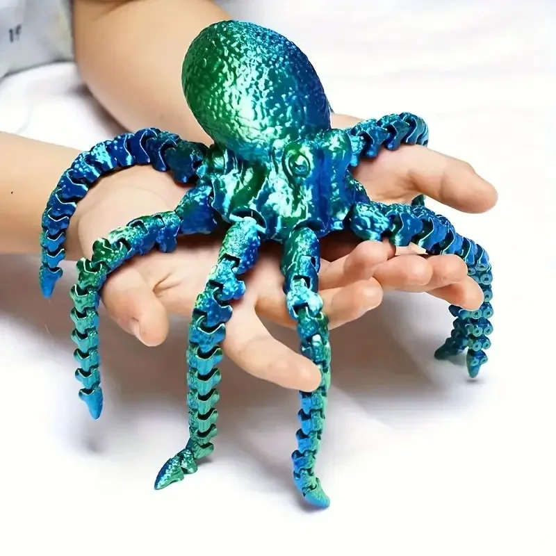 3D Printed Spider Figures Simulated Animal Model Movable Retractable Joint Toy Christmas Children'S Gift Home Desktop Decor - Image 2