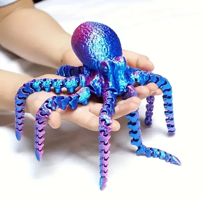 3D Printed Spider Figures Simulated Animal Model Movable Retractable Joint Toy Christmas Children'S Gift Home Desktop Decor - Image 5