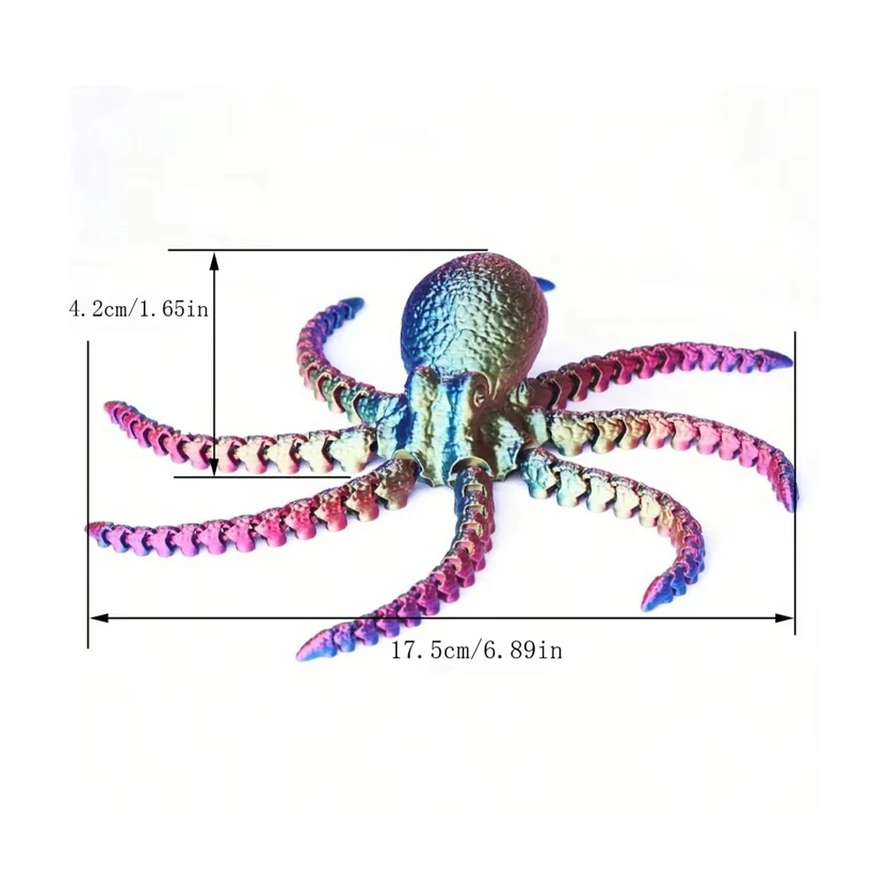 3D Printed Spider Figures Simulated Animal Model Movable Retractable Joint Toy Christmas Children'S Gift Home Desktop Decor - Image 6