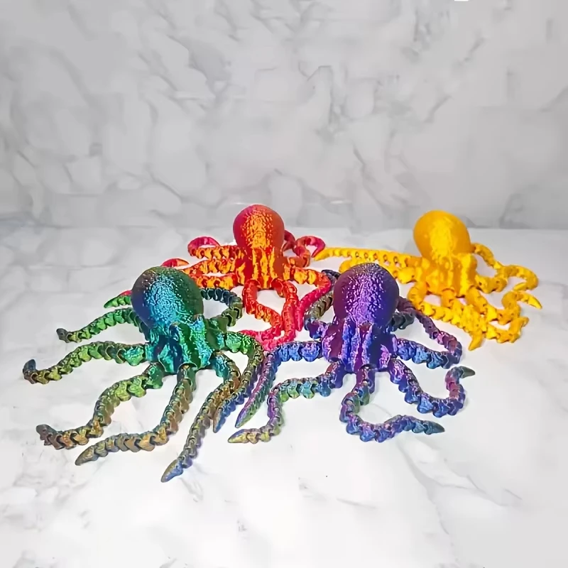 3D Printed Spider Figures Simulated Animal Model Movable Retractable Joint Toy Christmas Children'S Gift Home Desktop Decor - Image 4