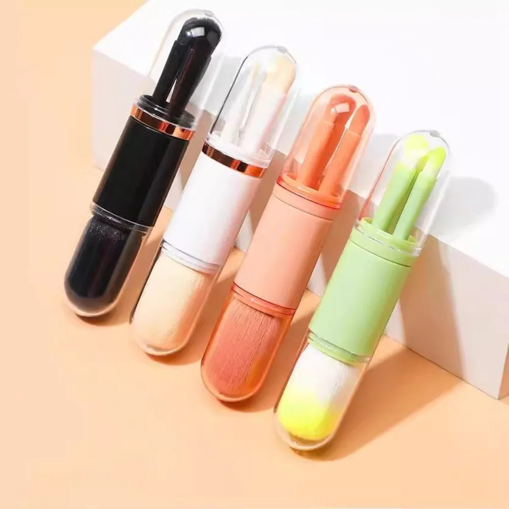 4-in-1 Makeup Set Beauty Tools Mini Set Brush Skin Tone Telescopic Brush Portable Makeup Brush beauty tools