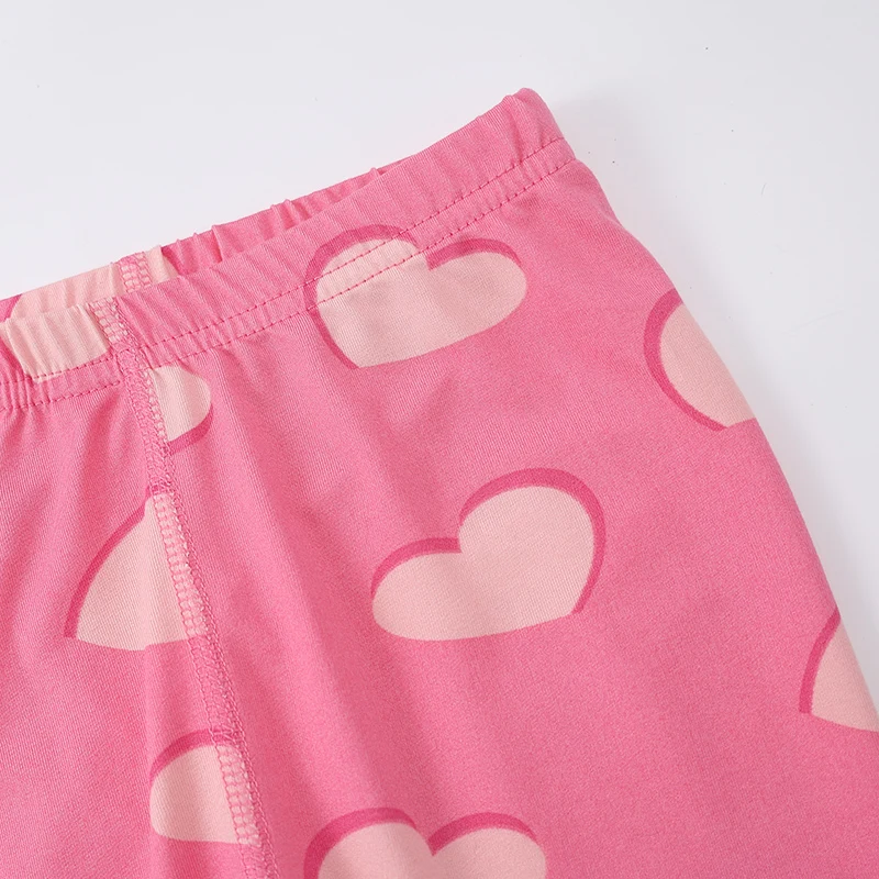 4/1 Pcs Girl Four Seasons Basic Fun Cute Printed Shorts Leggings Comfortable Joker Tight Safety Pants Love Sports Pants 5 Minute - Image 6