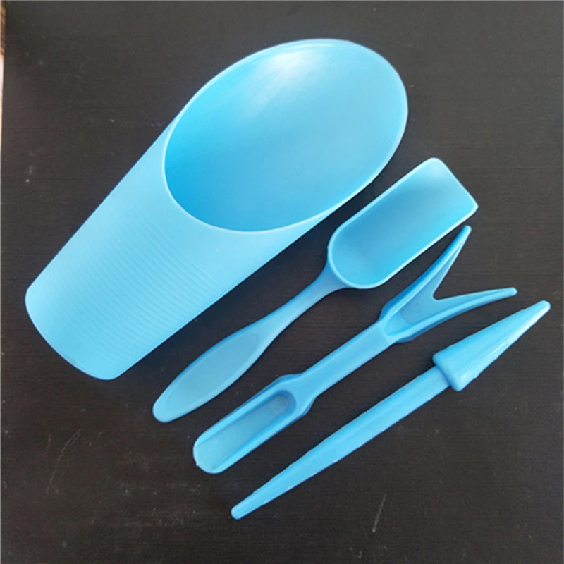 4pcs/set, Plastic Durable Bucket shovel Potted Cultivation cylinder MeatPlant soil shovel Garden Tools Mini Garden Planting Tool - Image 4