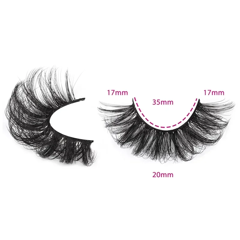 5 pairs Russian Strip Lashes Fluffy Lashes 3D False Eyelashes Russian Volume Eyelashes Fake Eyelash Extension Make Up - Image 5