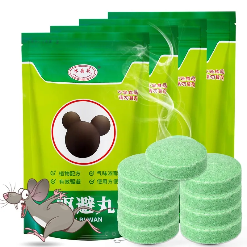 50/5PCS Rodent Repellent Pellets Peppermint Oil Mouse Traps for Rat Mice Roach Nature Insect Control Tools Mouse Deterrent Pills - Image 2