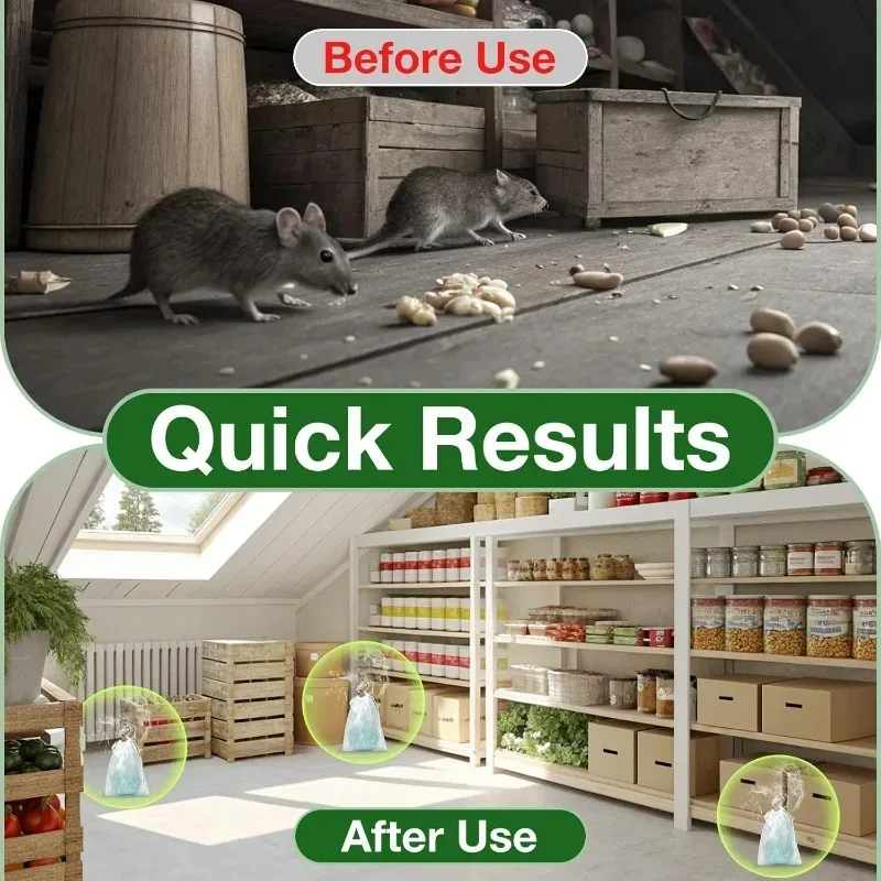 50/5PCS Rodent Repellent Pellets Peppermint Oil Mouse Traps for Rat Mice Roach Nature Insect Control Tools Mouse Deterrent Pills - Image 4