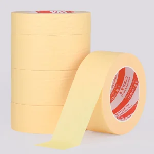 50M Crepe Paper Tape Car Painting Protection Paper Tape No Glue Residue Masking Adhesive Tapes Spray Paint Masking Art Stickers