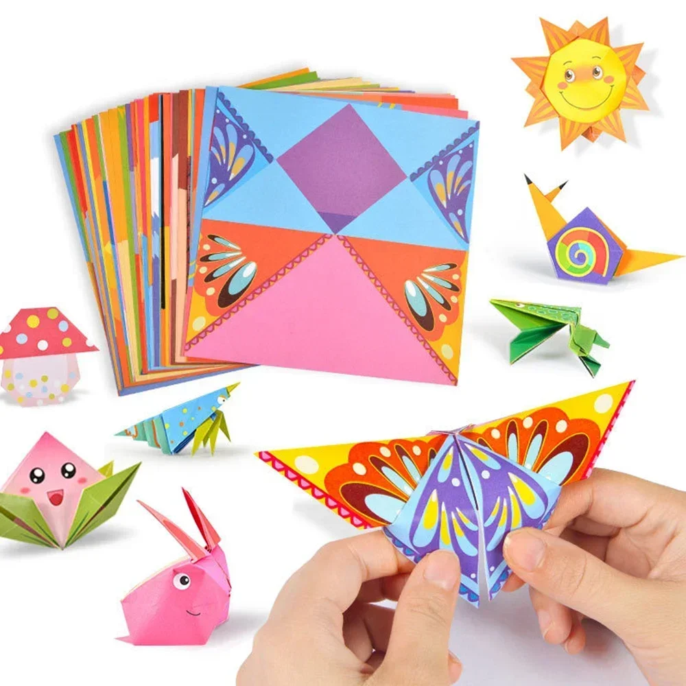 54 Pages Montessori Toys DIY Kids Craft Toy 3D Cartoon Animal Origami Handcraft Paper Art Learning Educational Toys for Children - Image 3